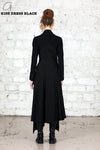 Marc le bihan double fabric dress 2185 black